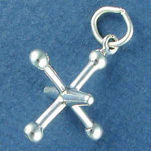 Jack Game Piece Charm