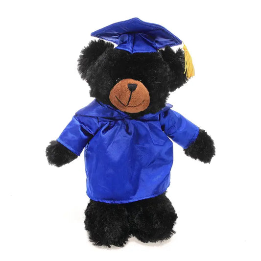 11" Black Graduation Bear