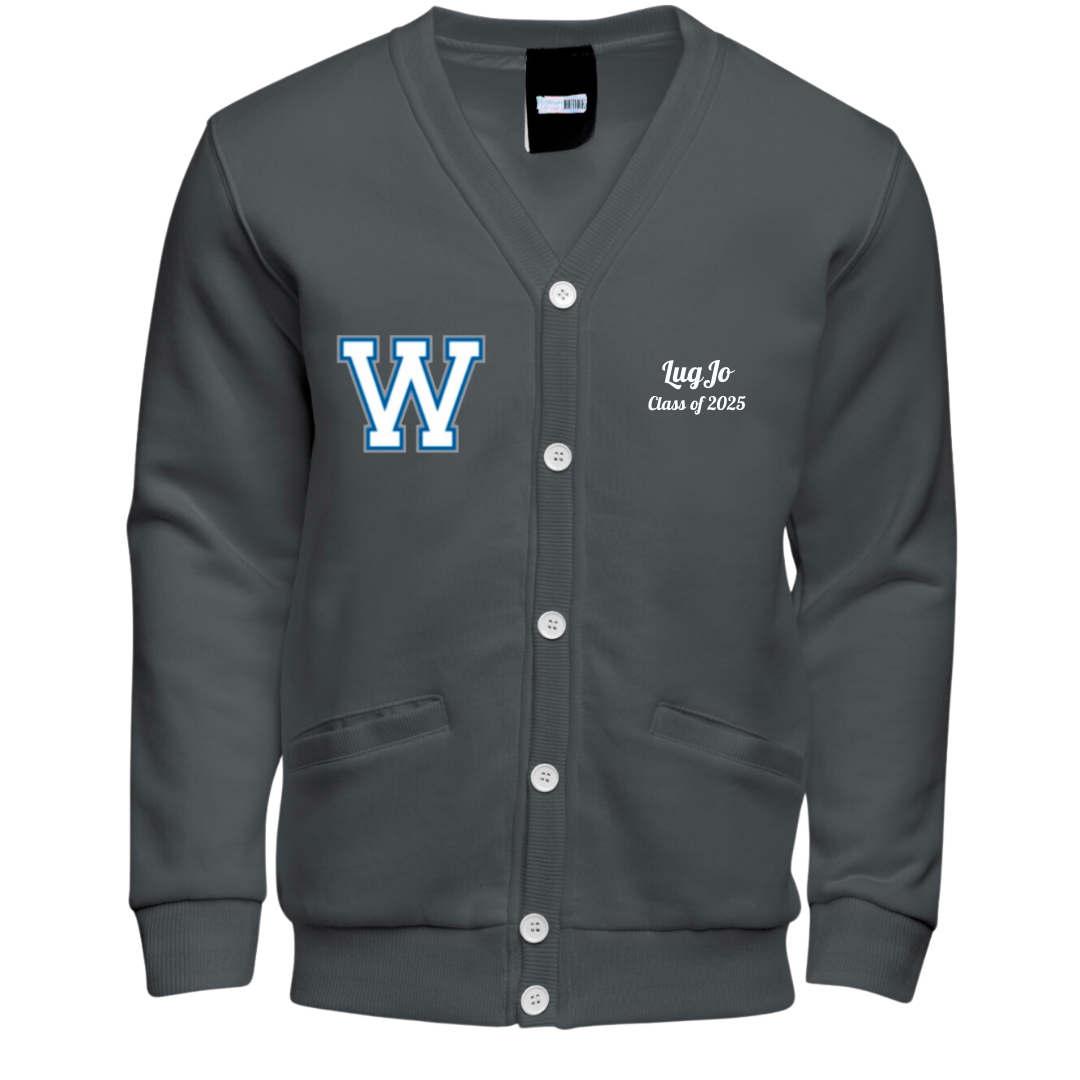 Gray WHS Alumni Cardigan