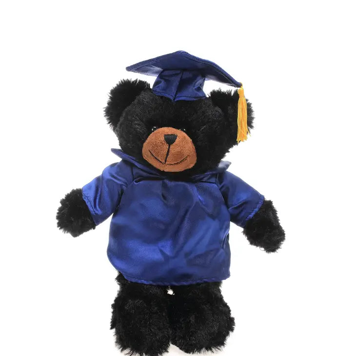 11" Black Graduation Bear