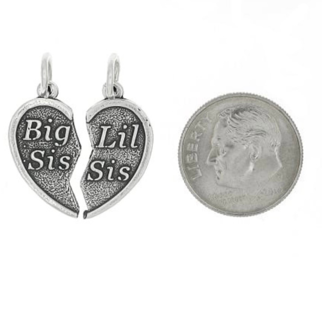 Big Sis Lil Sis Shareable Charm