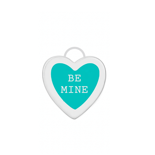 “Be Mine” Conversation Heart Disc Charm