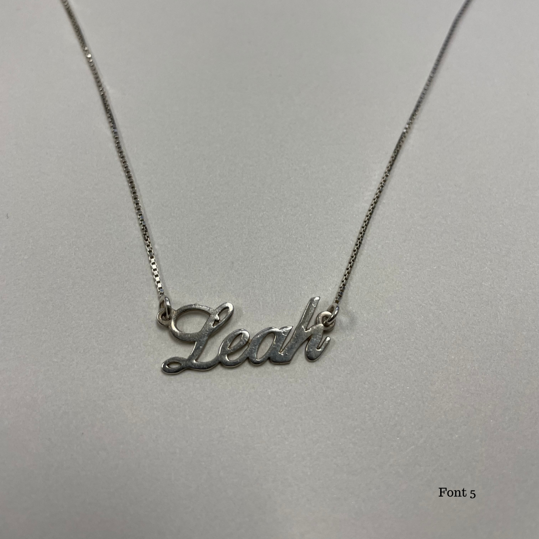 Signature Name Necklaces