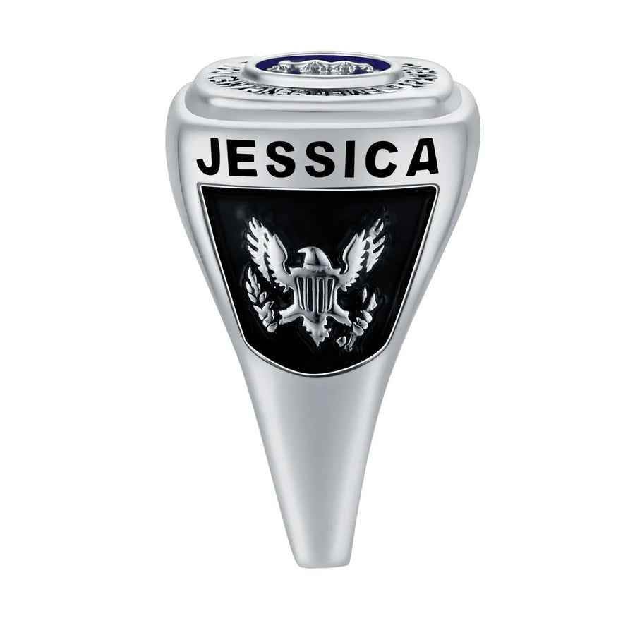 Women's Sterling Silver EMT First Responder Ring