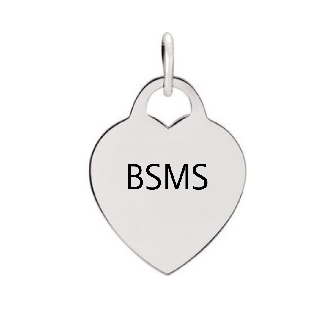 Heart Middle School Abbreviation Charm