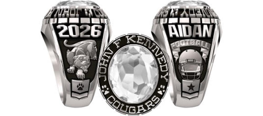 Men's Cougars Sterling Silver Traditional Class Ring