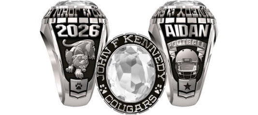 Men's Cougars Sterling Silver Traditional Class Ring