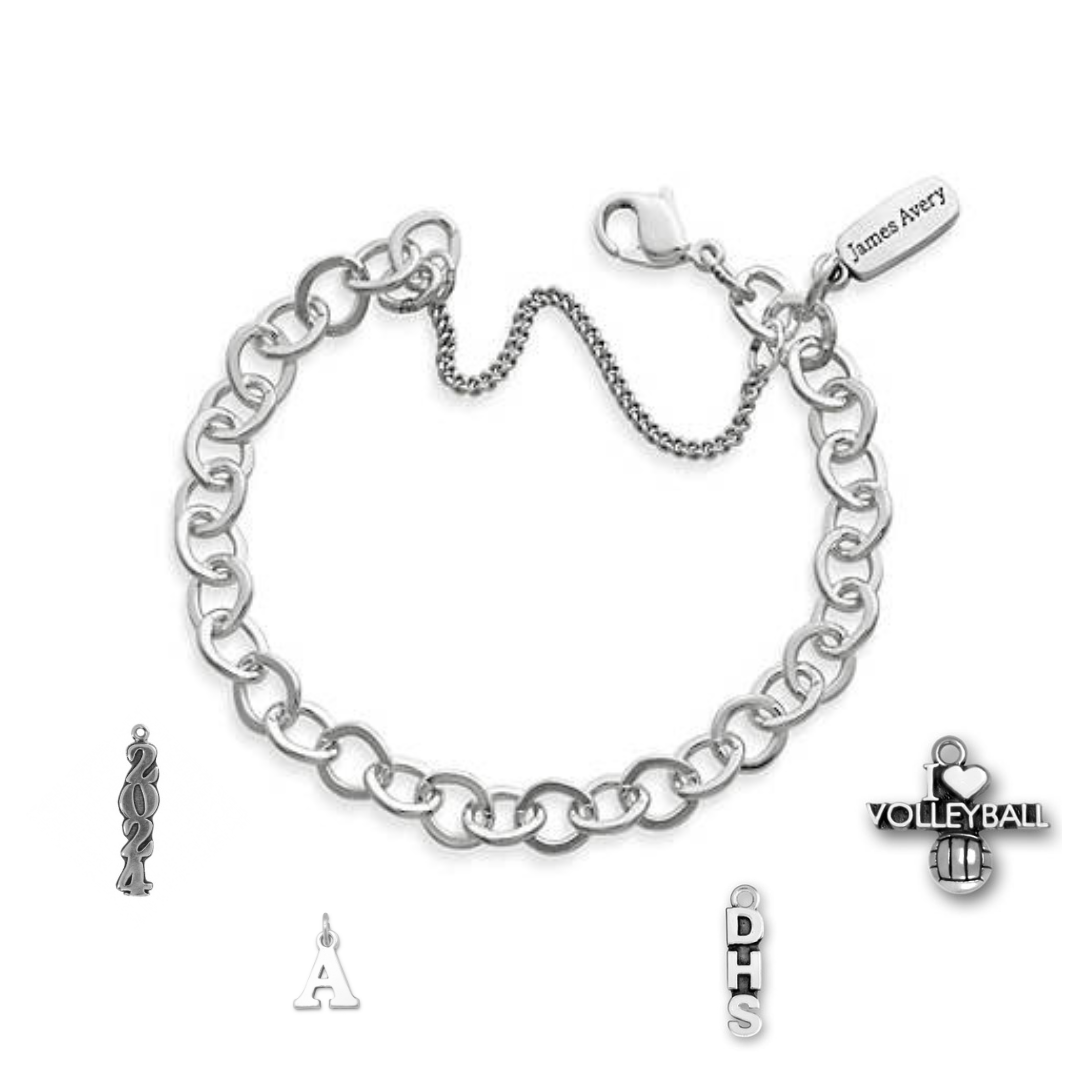 Volleyball Charm Bracelet