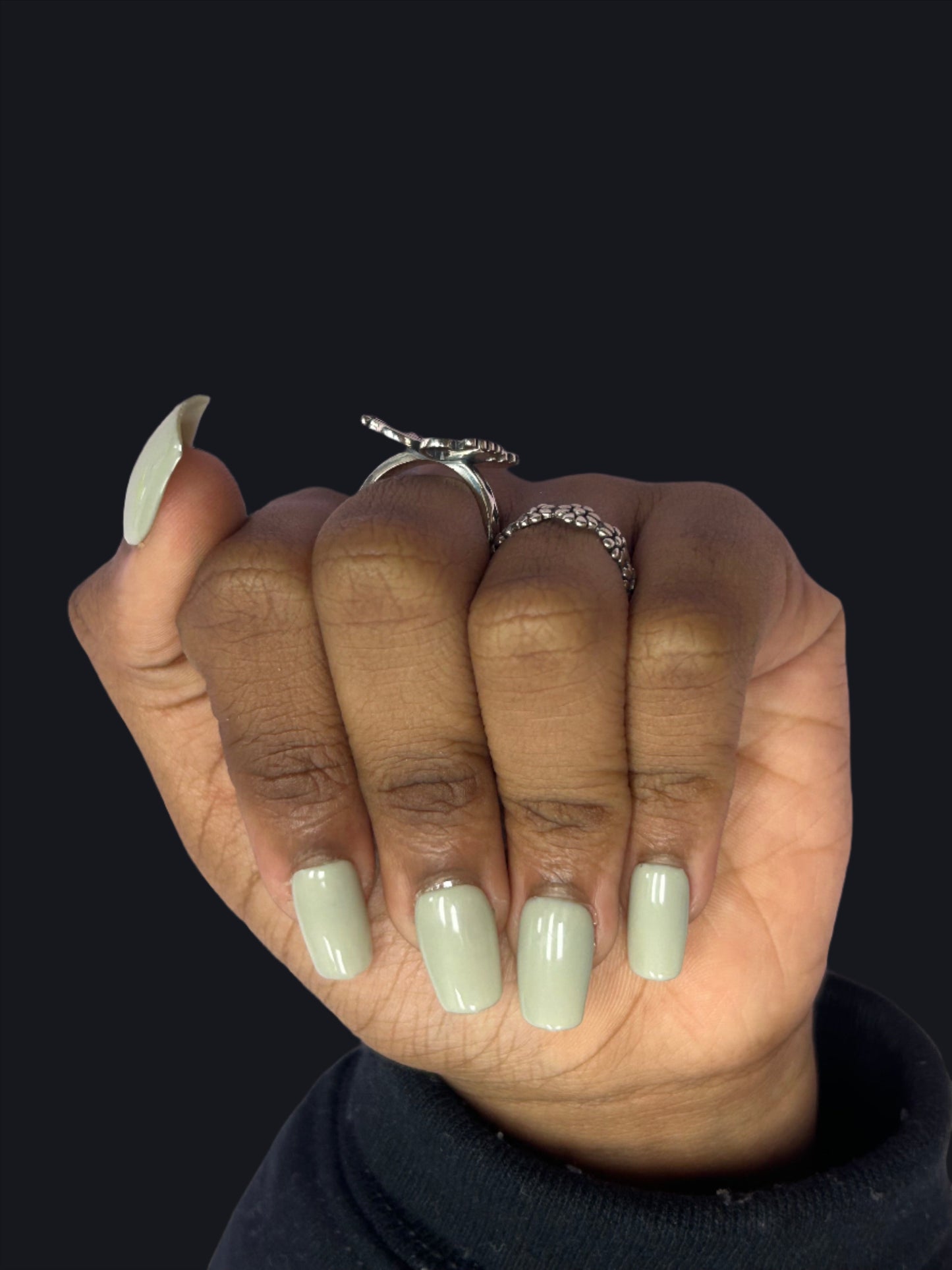 Mini “Light Olive" Nail Set