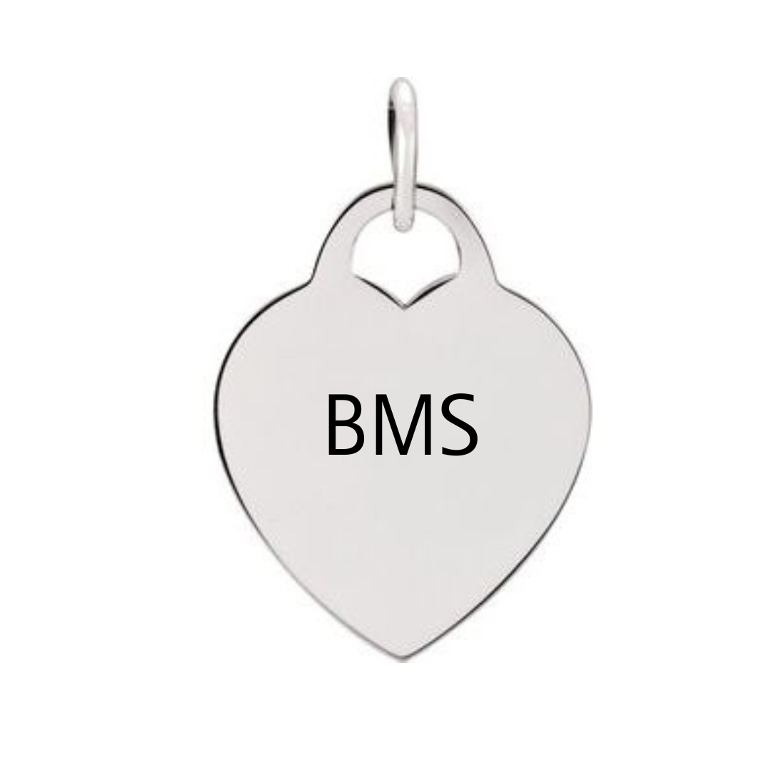 Heart Middle School Abbreviation Charm