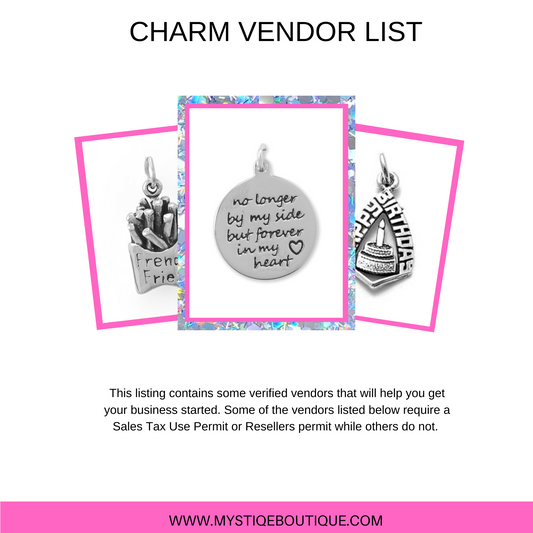 Charm Vendor List