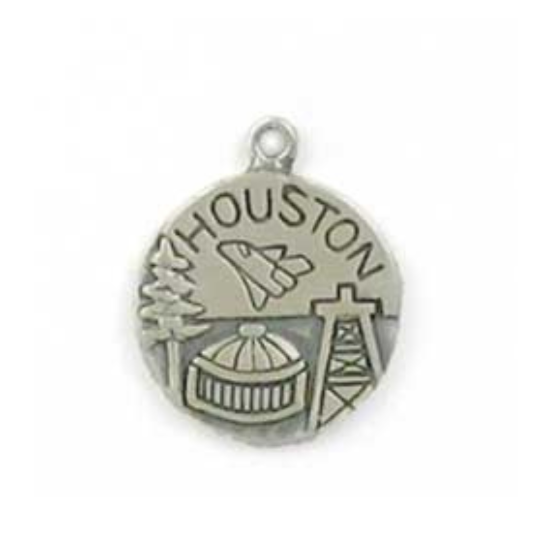 “Houston" TX "The Space City" 2-Sided Charm