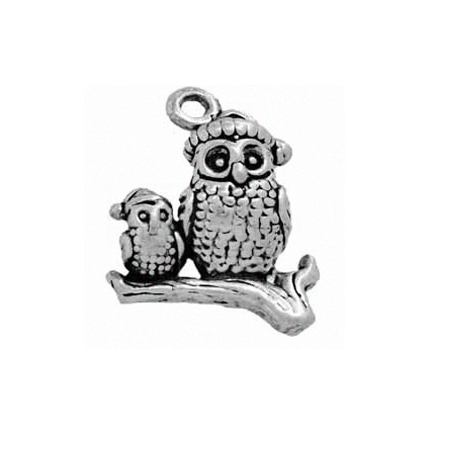 Christmas Owls Charm