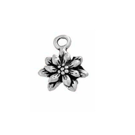 Poinsettia Flower Charm