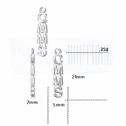 Middle School Abbreviation Charm