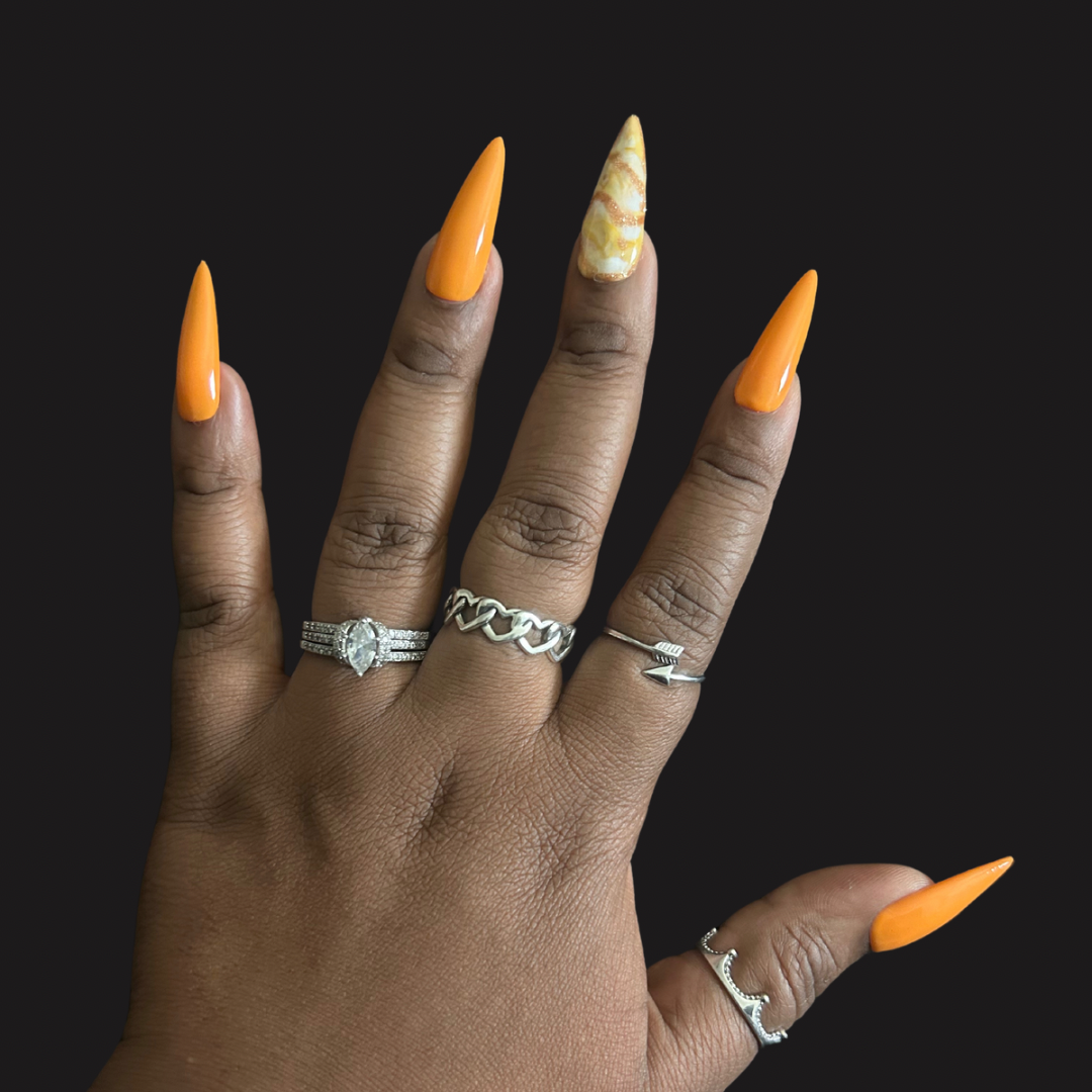 “Peaches & Cream" Nail Set