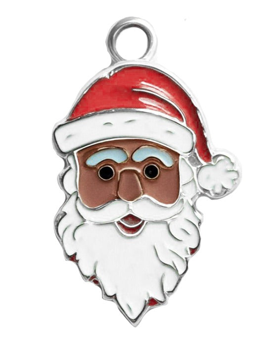 Black Santa Charm