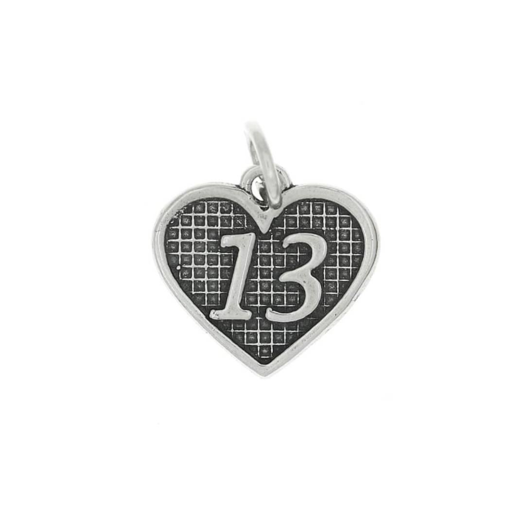 13 Heart Charm