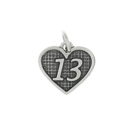 13 Heart Charm