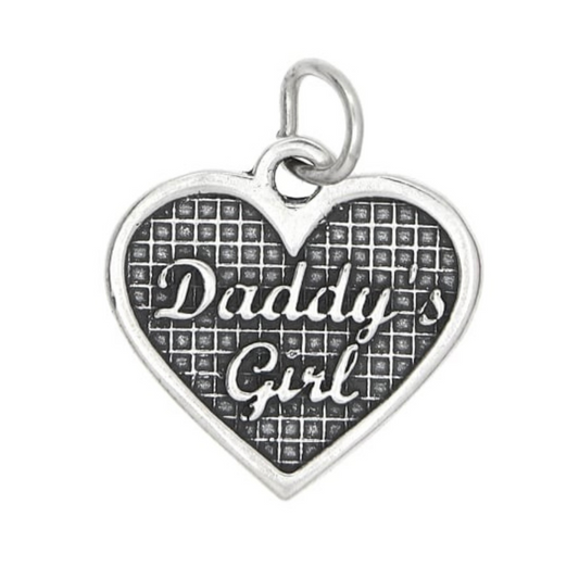 Daddy's Girl Heart Charm