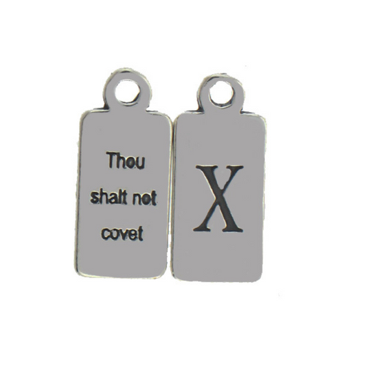 Ten Commandments Charm “X”