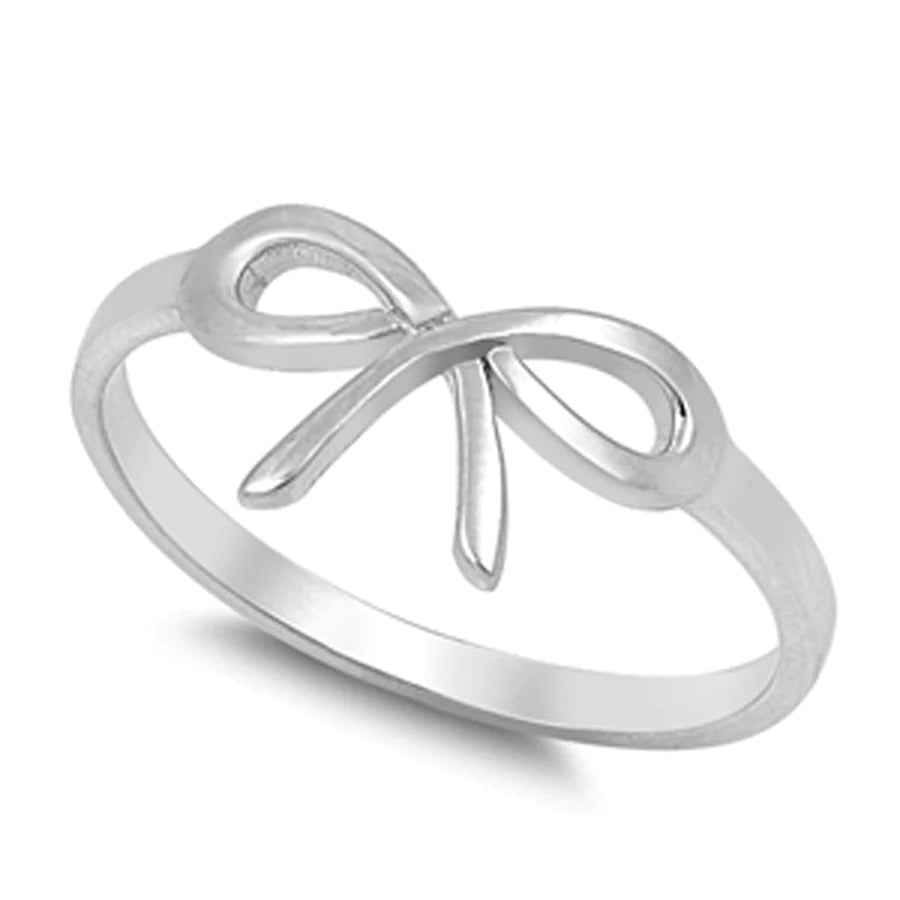 Sterling Silver Ribbon Ring