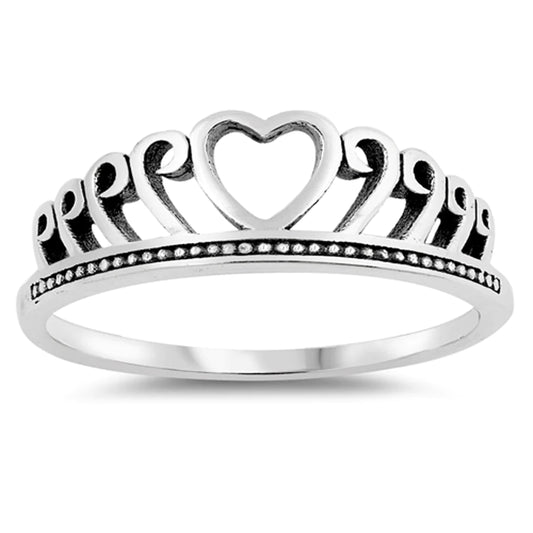 Heart Crown Ring