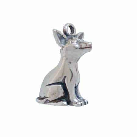 Sitting Chihuahua Charm