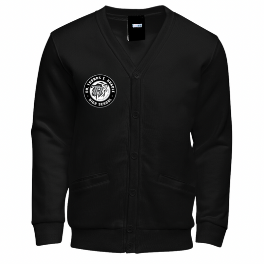 Black Randle Circle High Cardigan