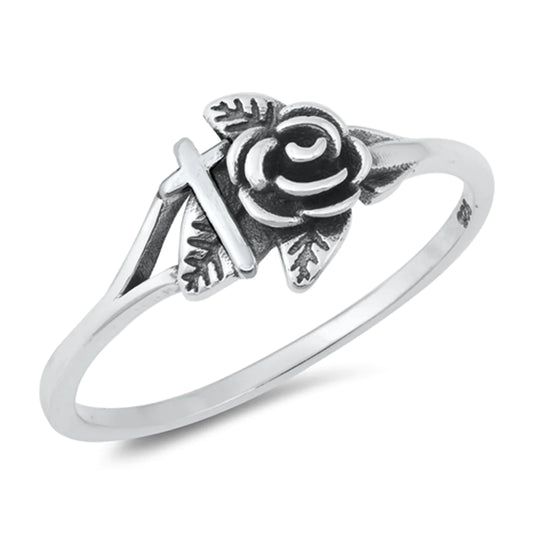 Cross Rose Ring