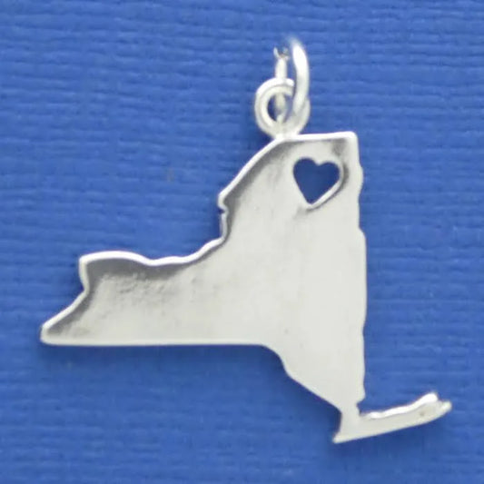 New York with Open Heart Charm