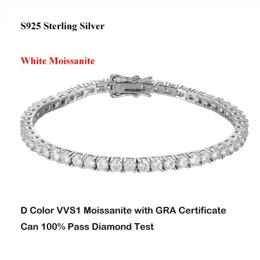 Moissanite Tennis Bracelets