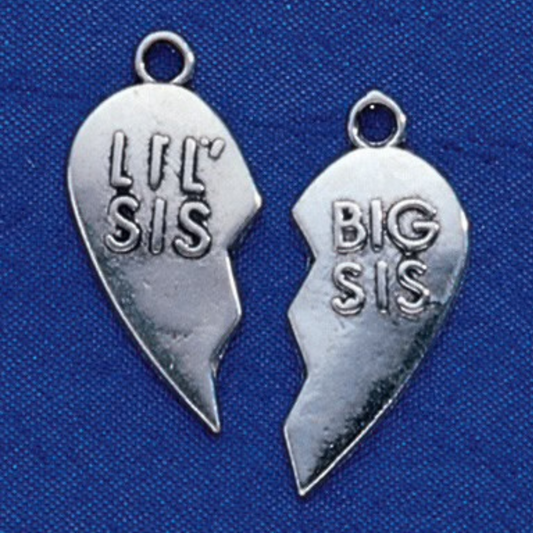 Big Sis Lil’ Sis Shareable Charm