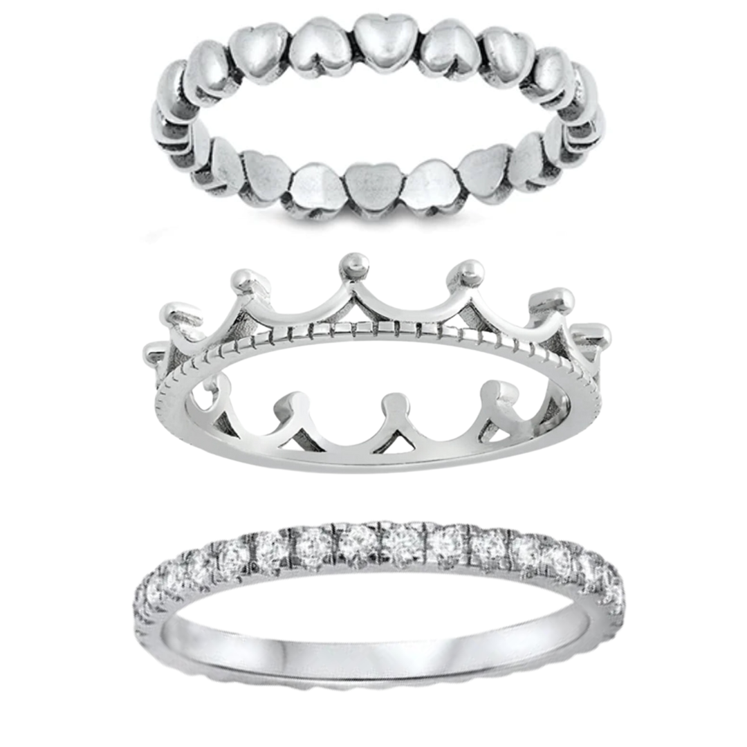 Tiara Ring Trio