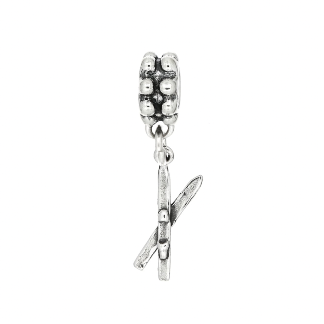 European Bead Snow Ski’s Charm