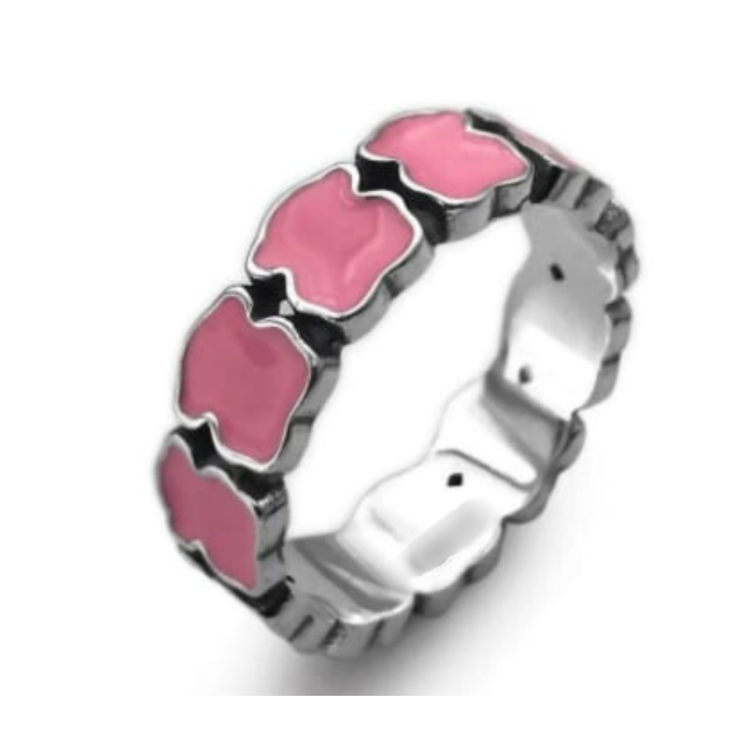 Pink Bear Ring