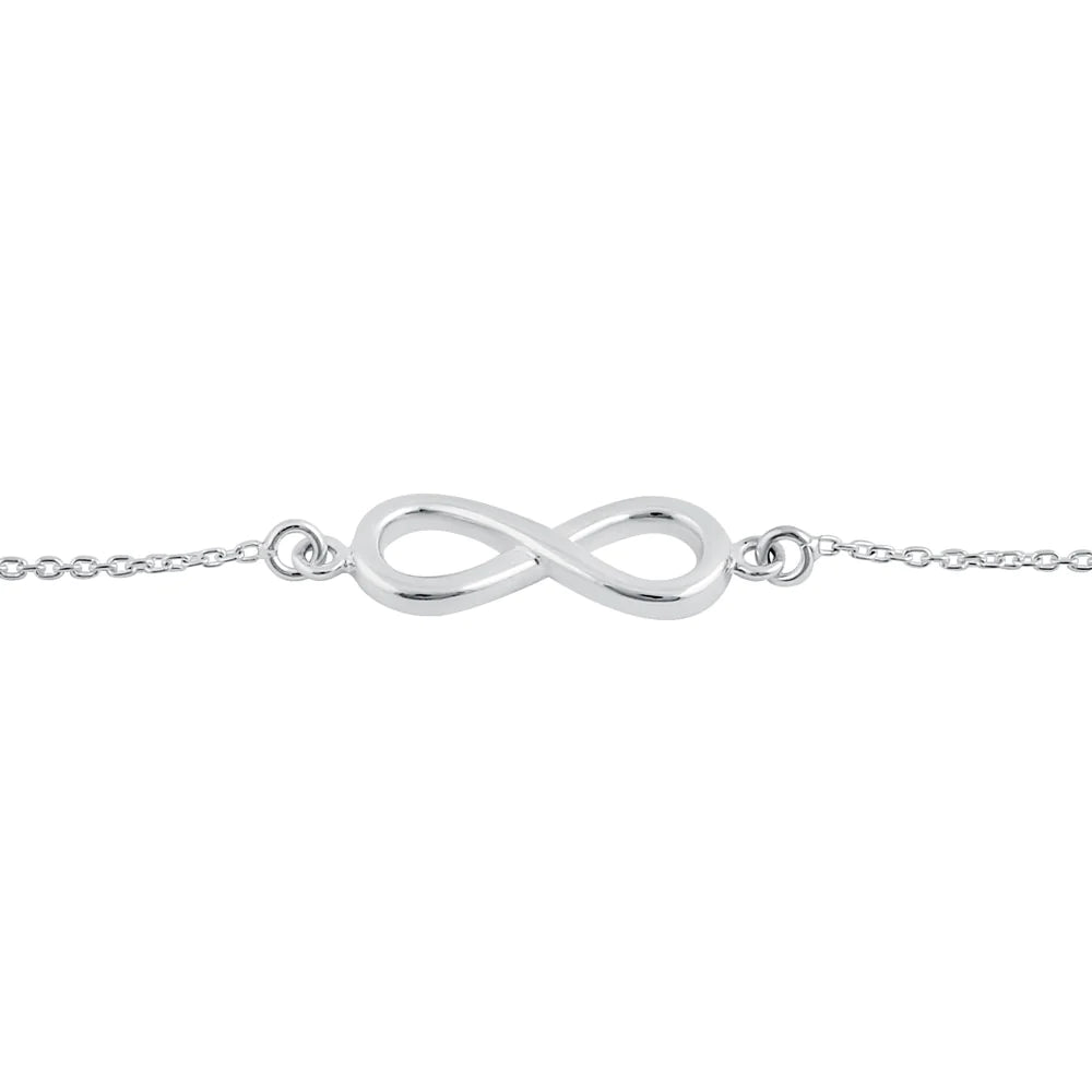 Sterling Silver Infinity Bracelet