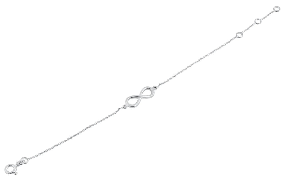 Sterling Silver Infinity Bracelet