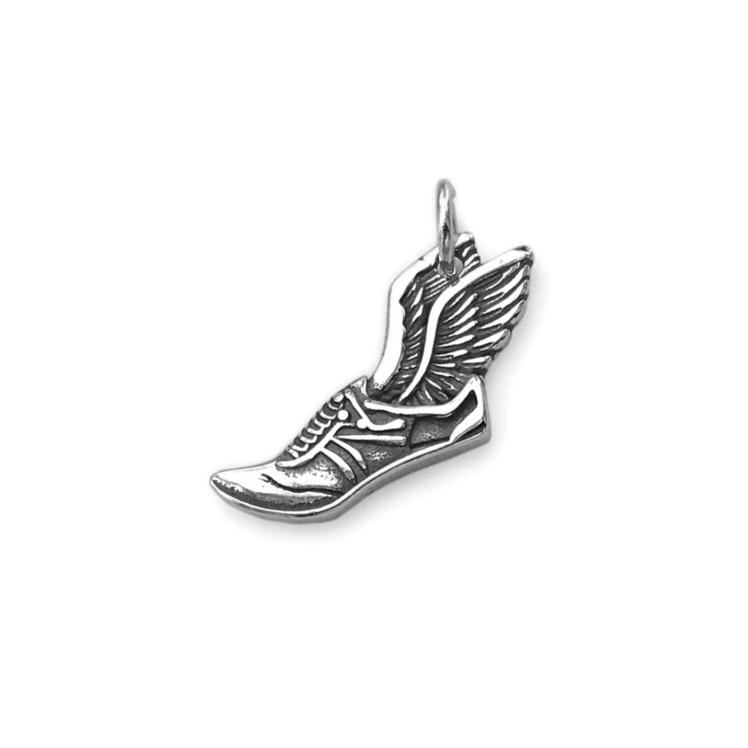 Oxidized Running Shoe Charm