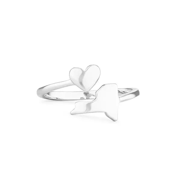 Heart New York Ring