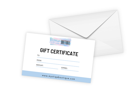 4x6 Gift Certificates