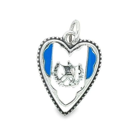 Guatemala Heart Charm