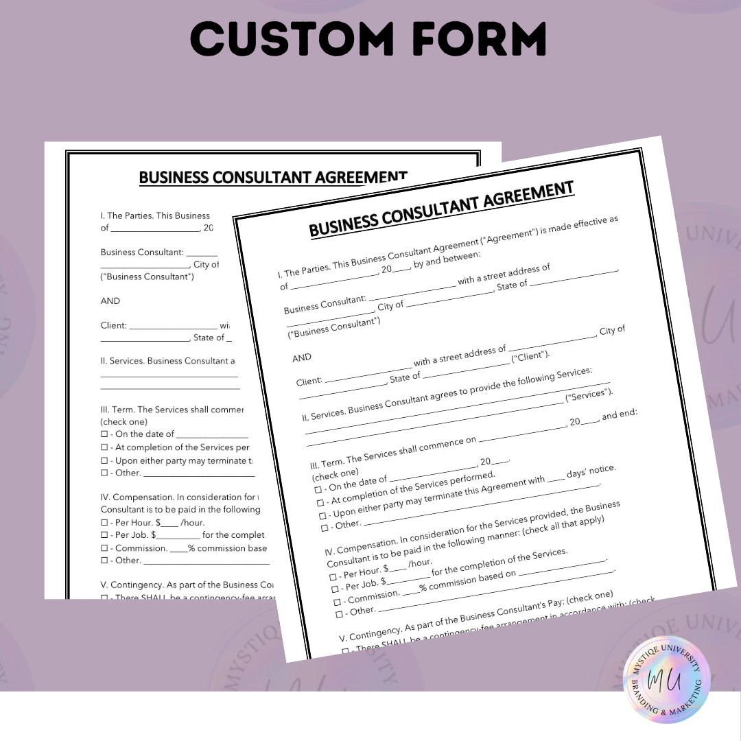 Custom Form