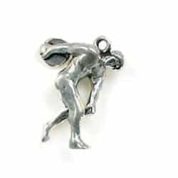 3D Discus Thrower Charm