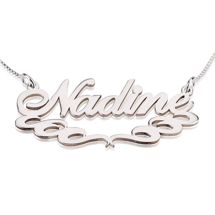 Underlined Name Necklace