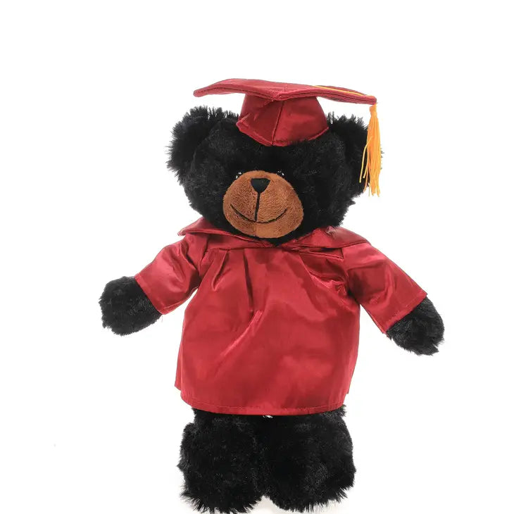 11" Black Graduation Bear