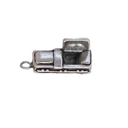 Open Coffin Charm