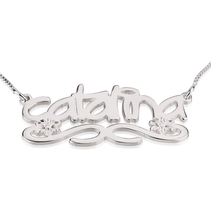 Underlined Name Necklace