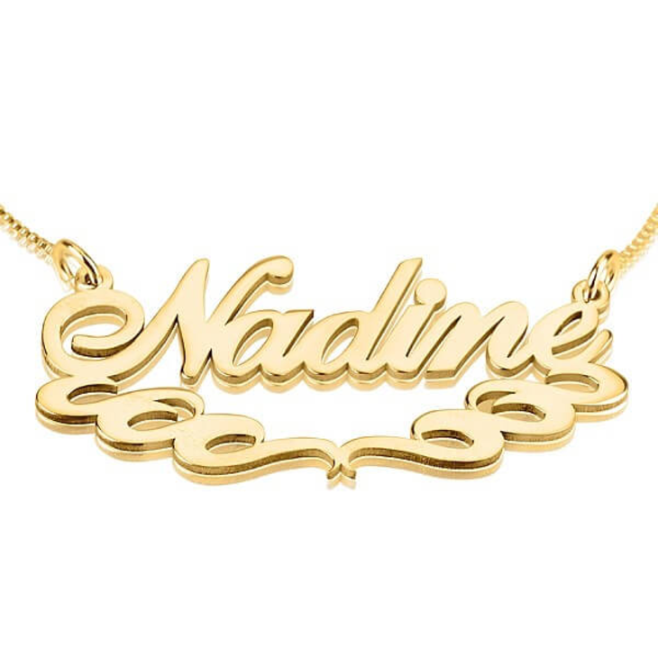 Underlined Name Necklace