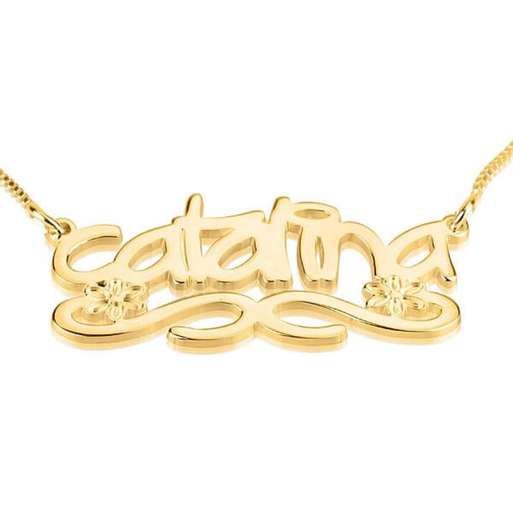 Underlined Name Necklace